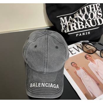 Balenciaga Denim Baseball Hat Grey 2 2024 0112 (MAO-240112031)