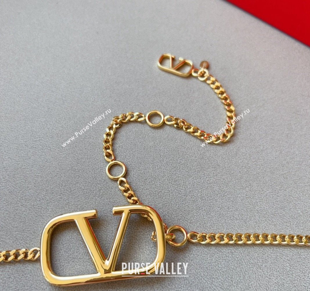 Valentino VLogo Signature Chain Belt Gold 2024 0131 (99-240131178)