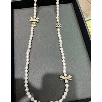 Chanel Pearl Sweater Long Necklace 2024 020132 (YF-240201032)