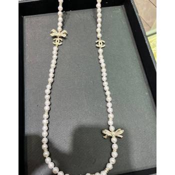 Chanel Pearl Sweater Long Necklace 2024 020132 (YF-240201032)