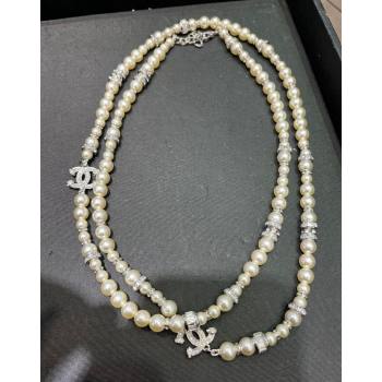 Chanel Pearl Sweater Long Necklace 2024 020133 (YF-240201033)