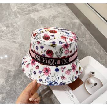 Dior Flora Bucket hat Pink 2024 0131 (MAO-240131041)