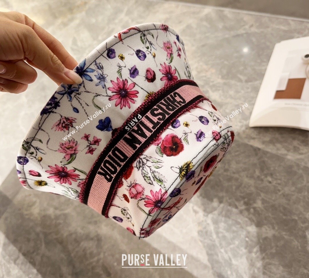 Dior Flora Bucket hat Pink 2024 0131 (MAO-240131041)