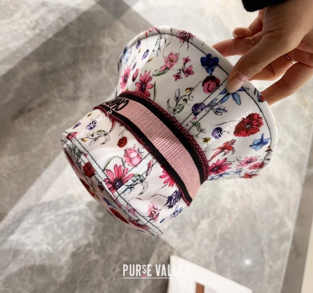 Dior Flora Bucket hat Pink 2024 0131 (MAO-240131041)