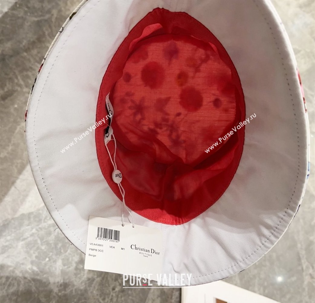 Dior Flora Bucket hat Pink 2024 0131 (MAO-240131041)