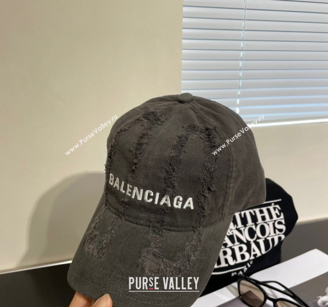 Balenciaga Denim Baseball hat Grey 2024 0131 (MAO-240131050)