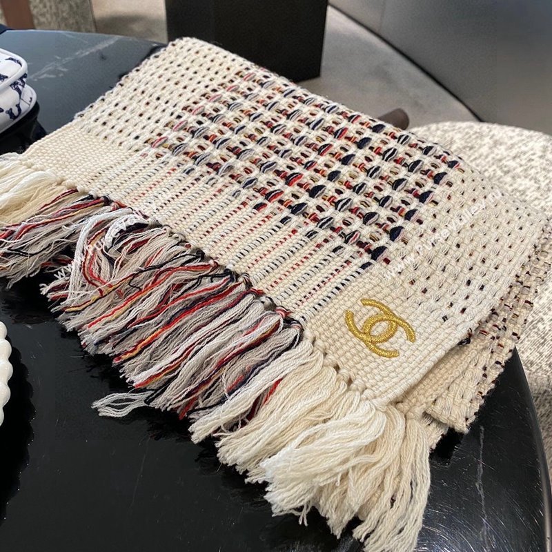 Chanel Knit Scarf Multicolor 2024 0131 (A-240131008)