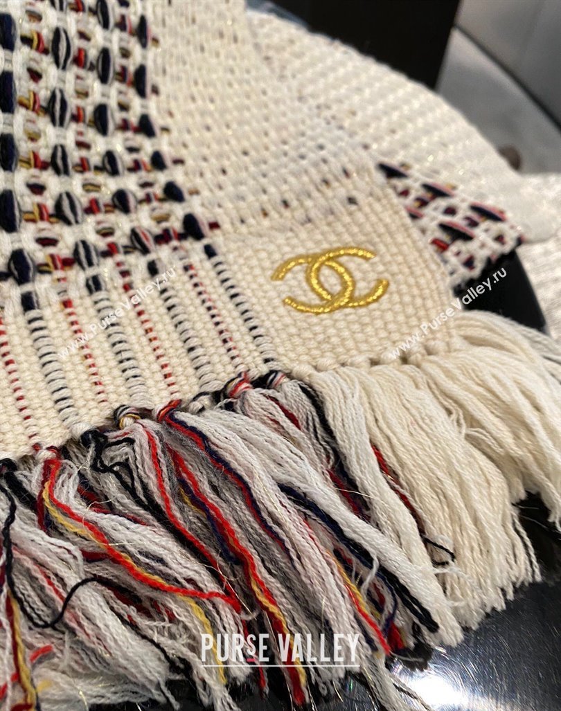 Chanel Knit Scarf Multicolor 2024 0131 (A-240131008)