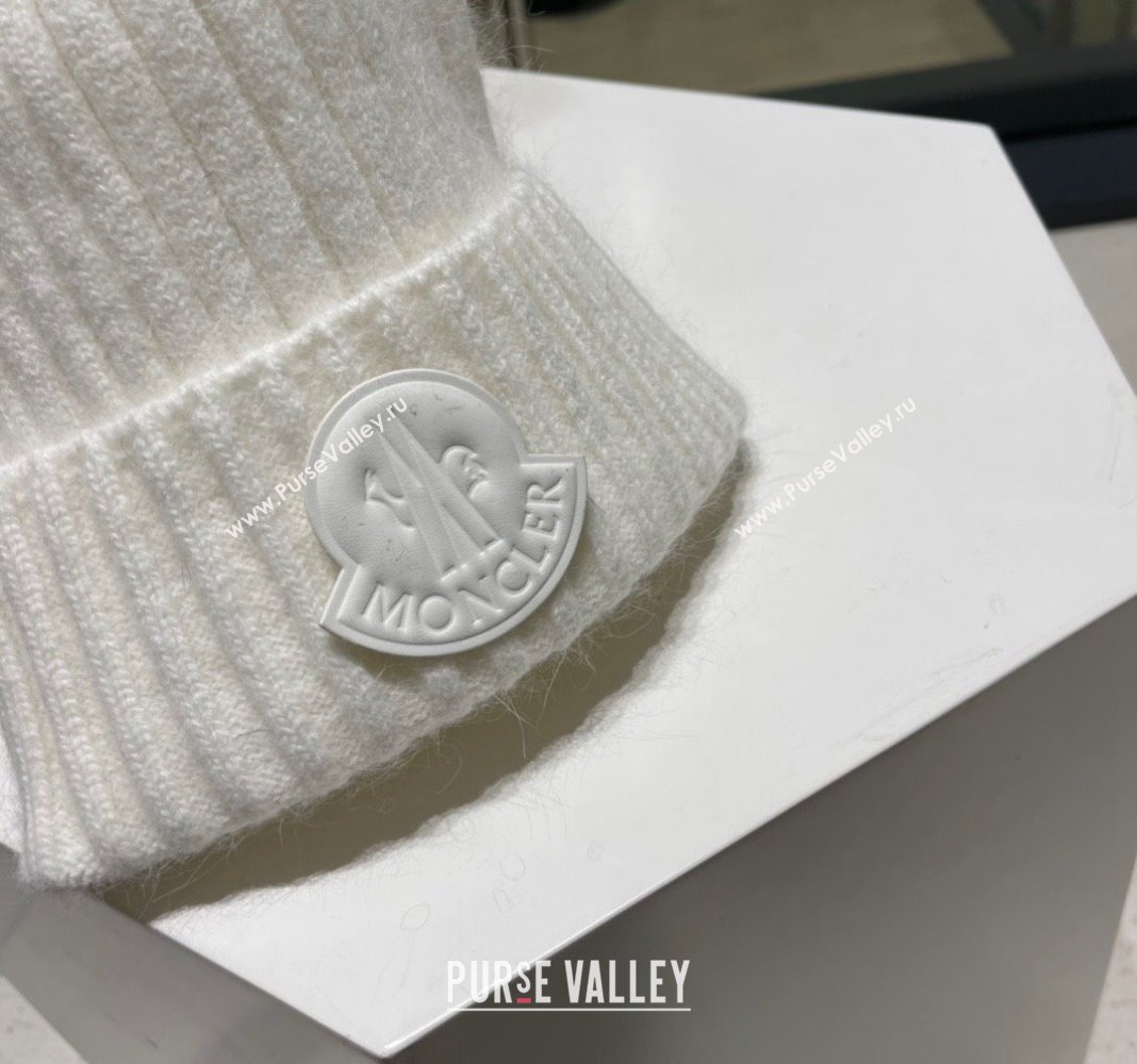 Moncler Knit Hat White 2024 0131 (A-240131032)