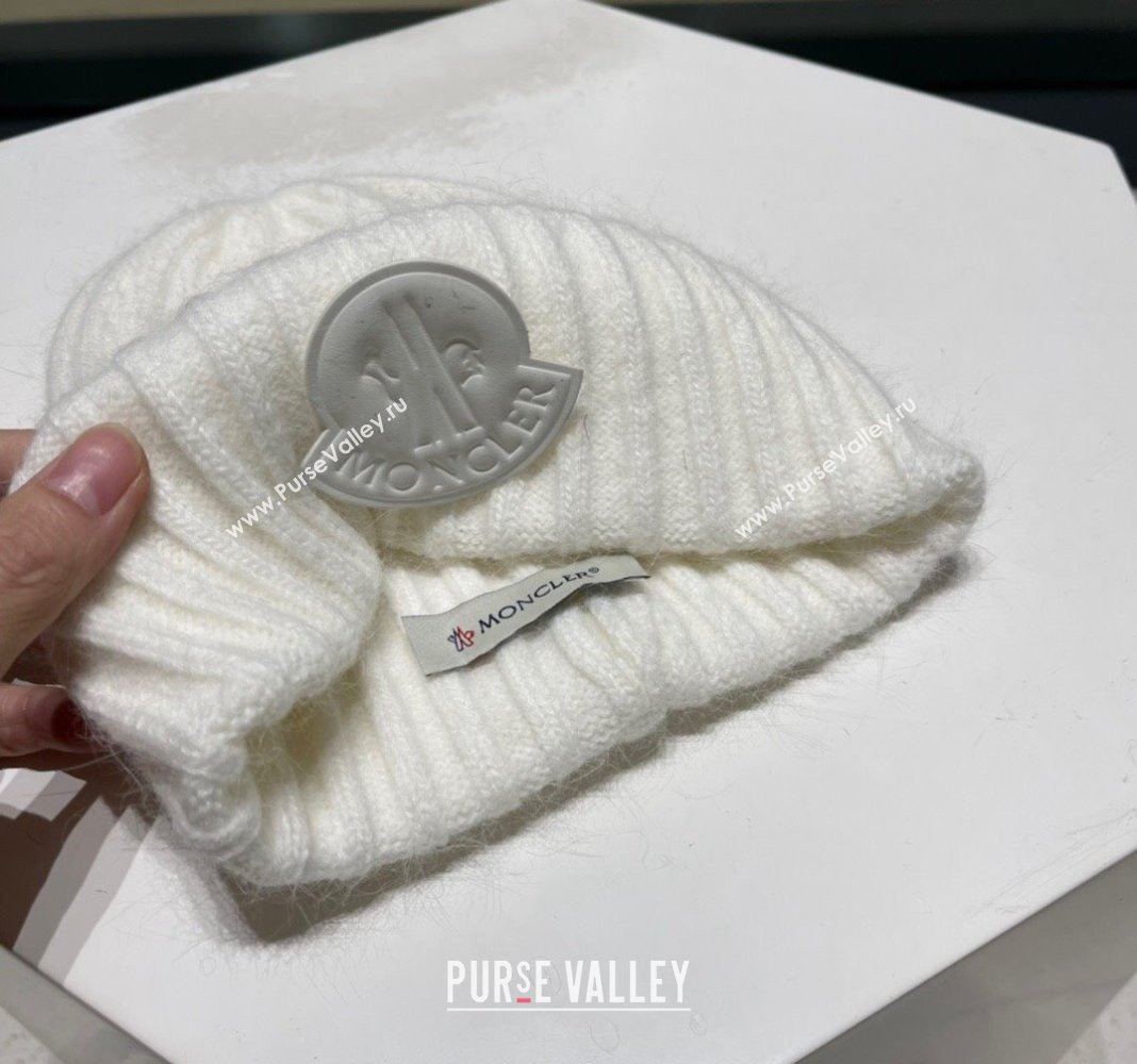 Moncler Knit Hat White 2024 0131 (A-240131032)