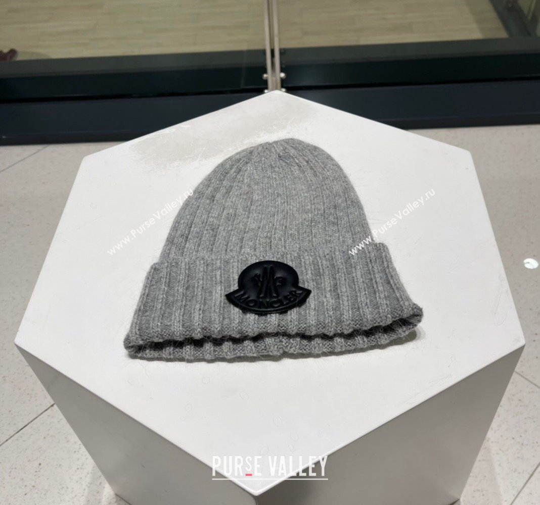 Moncler Knit Hat Grey 2024 0131 (A-240131034)