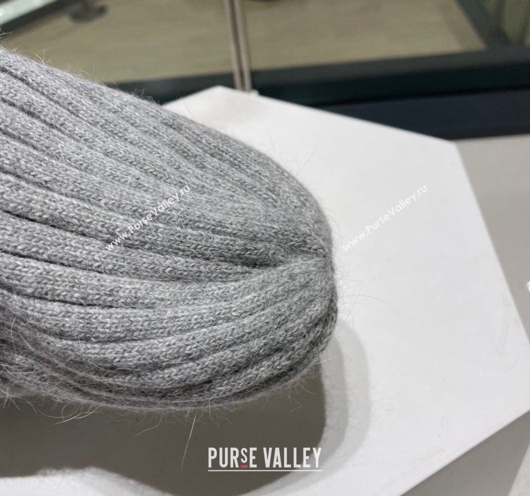 Moncler Knit Hat Grey 2024 0131 (A-240131034)