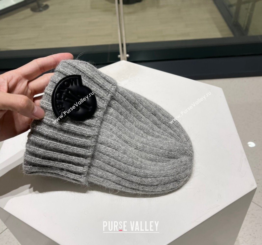 Moncler Knit Hat Grey 2024 0131 (A-240131034)