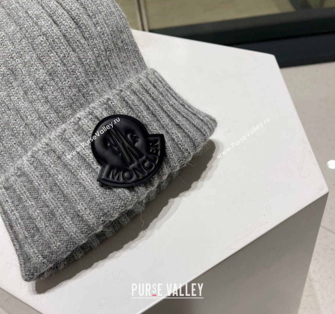 Moncler Knit Hat Grey 2024 0131 (A-240131034)