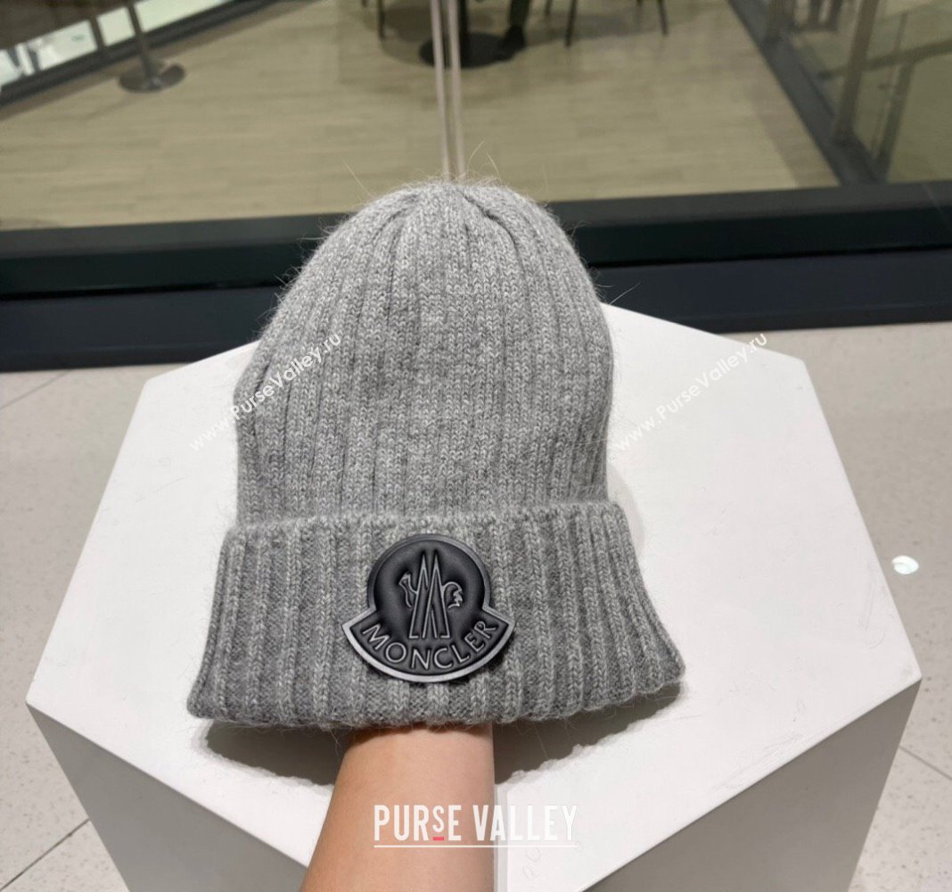 Moncler Knit Hat Grey 2024 0131 (A-240131034)