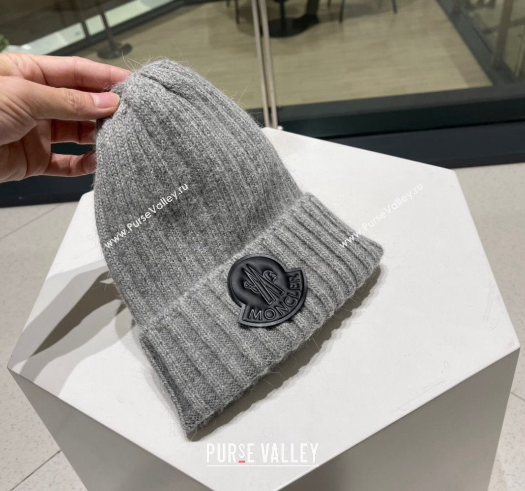 Moncler Knit Hat Grey 2024 0131 (A-240131034)