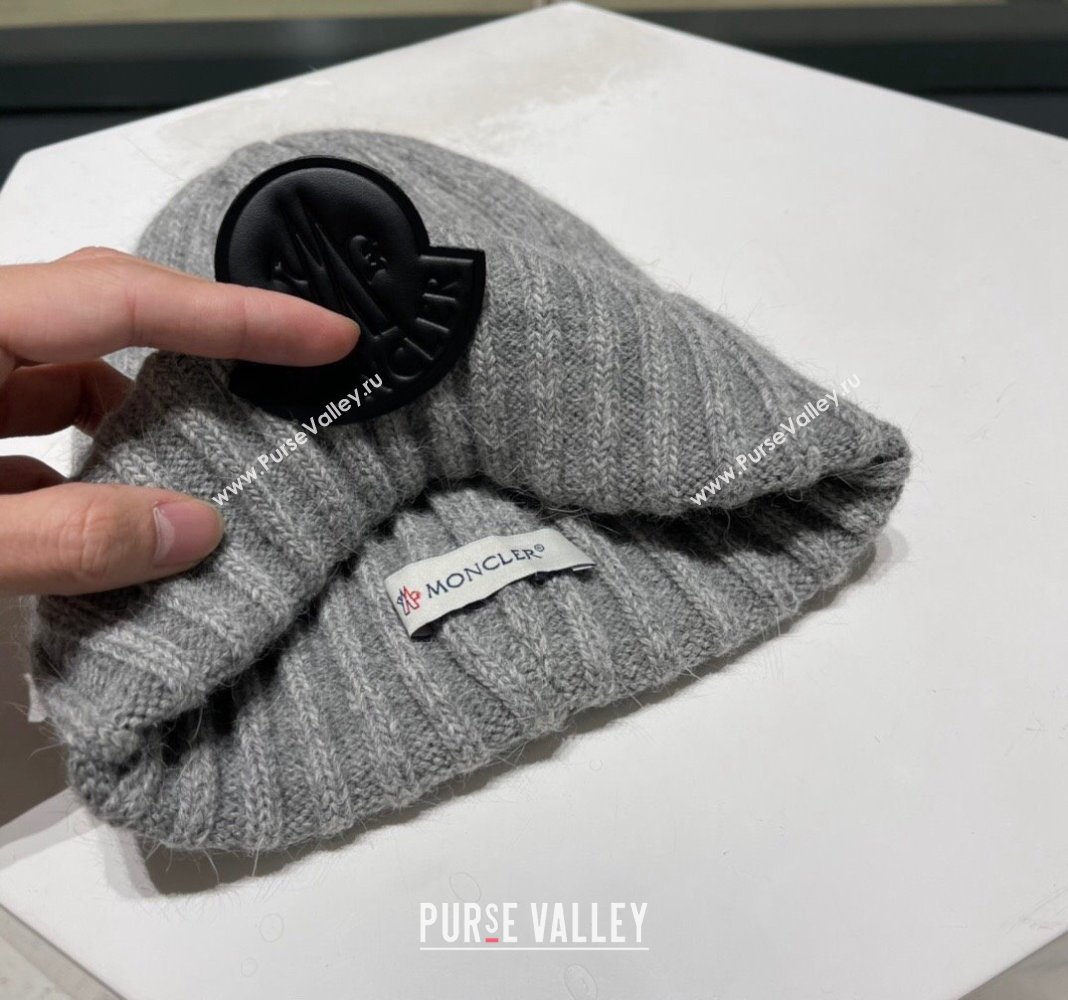 Moncler Knit Hat Grey 2024 0131 (A-240131034)