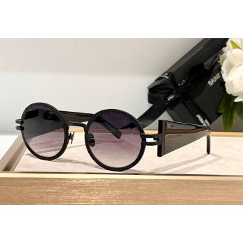 Saint Laurent Sunglasses Round SLM311 Black 2024 (A-240131101)