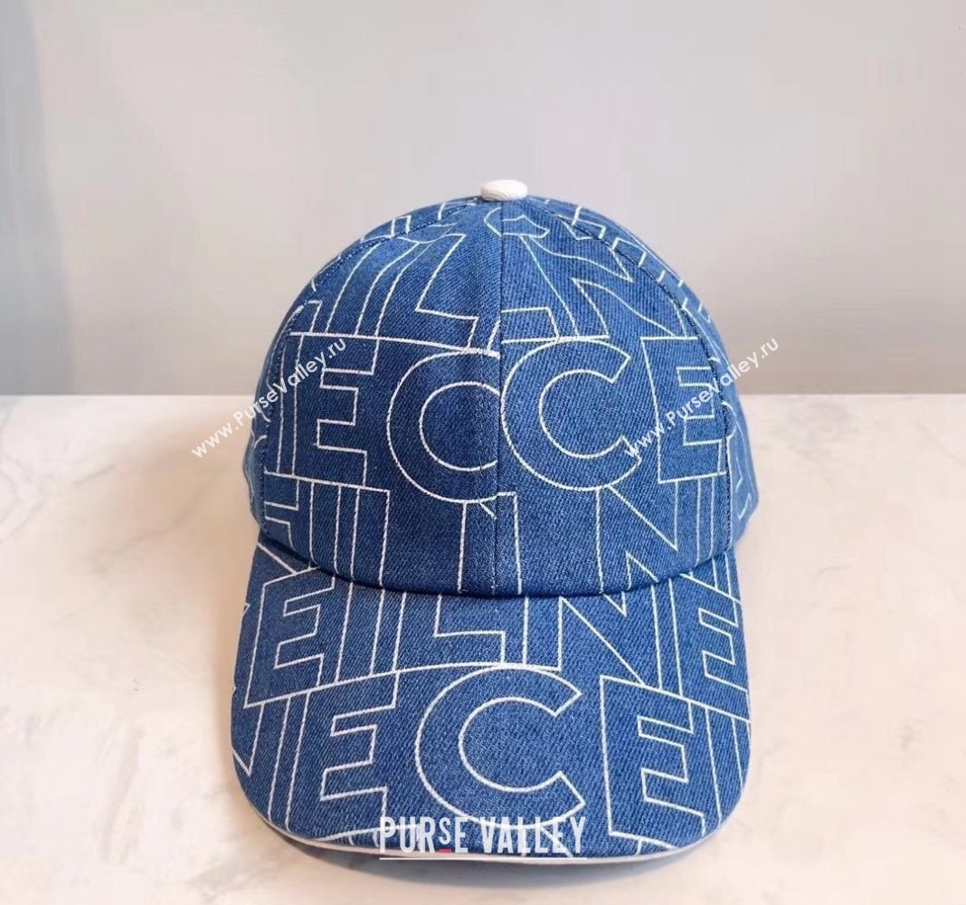 Celine Denim Baseball Hat Blue 2024 0301 (XMN-240301072)