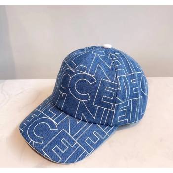 Celine Denim Baseball Hat Blue 2024 0301 (XMN-240301072)