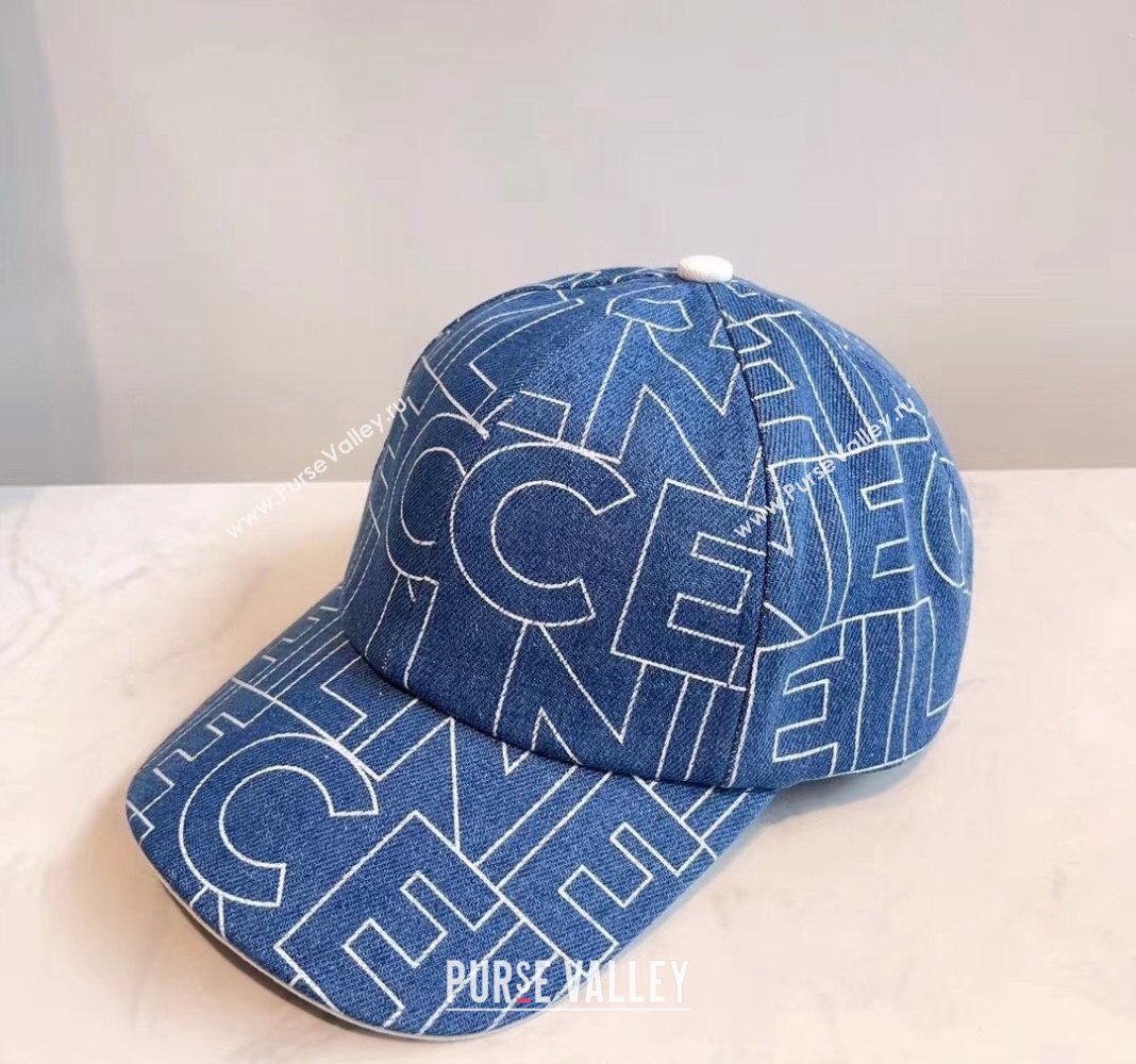 Celine Denim Baseball Hat Blue 2024 0301 (XMN-240301072)