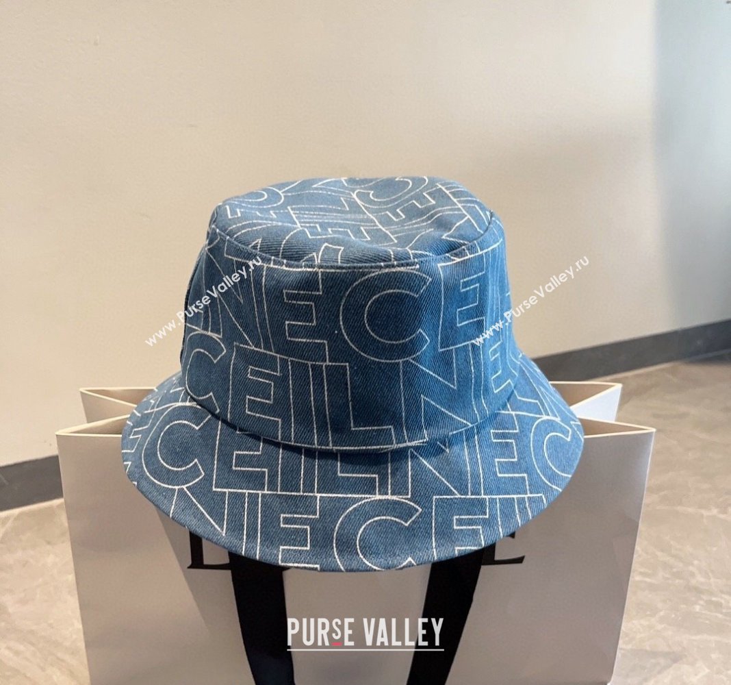 Celine Denim Bucket Hat Blue 2024 0301 (XMN-240301073)