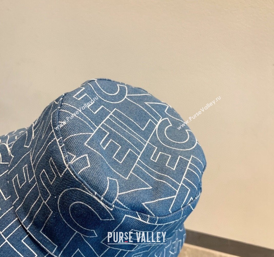Celine Denim Bucket Hat Blue 2024 0301 (XMN-240301073)