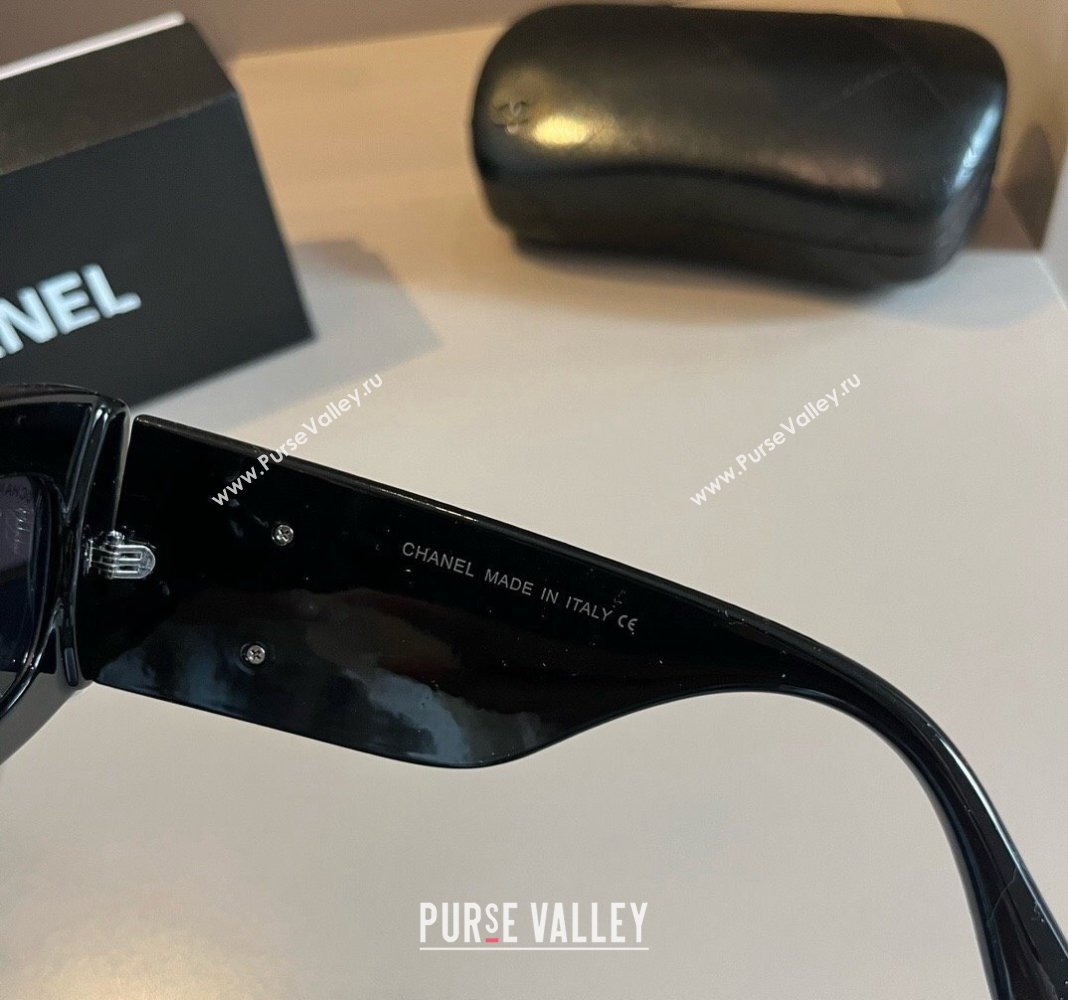 Chanel Quilted Sunglasses Black 2024 030406 (XMN-240304140)