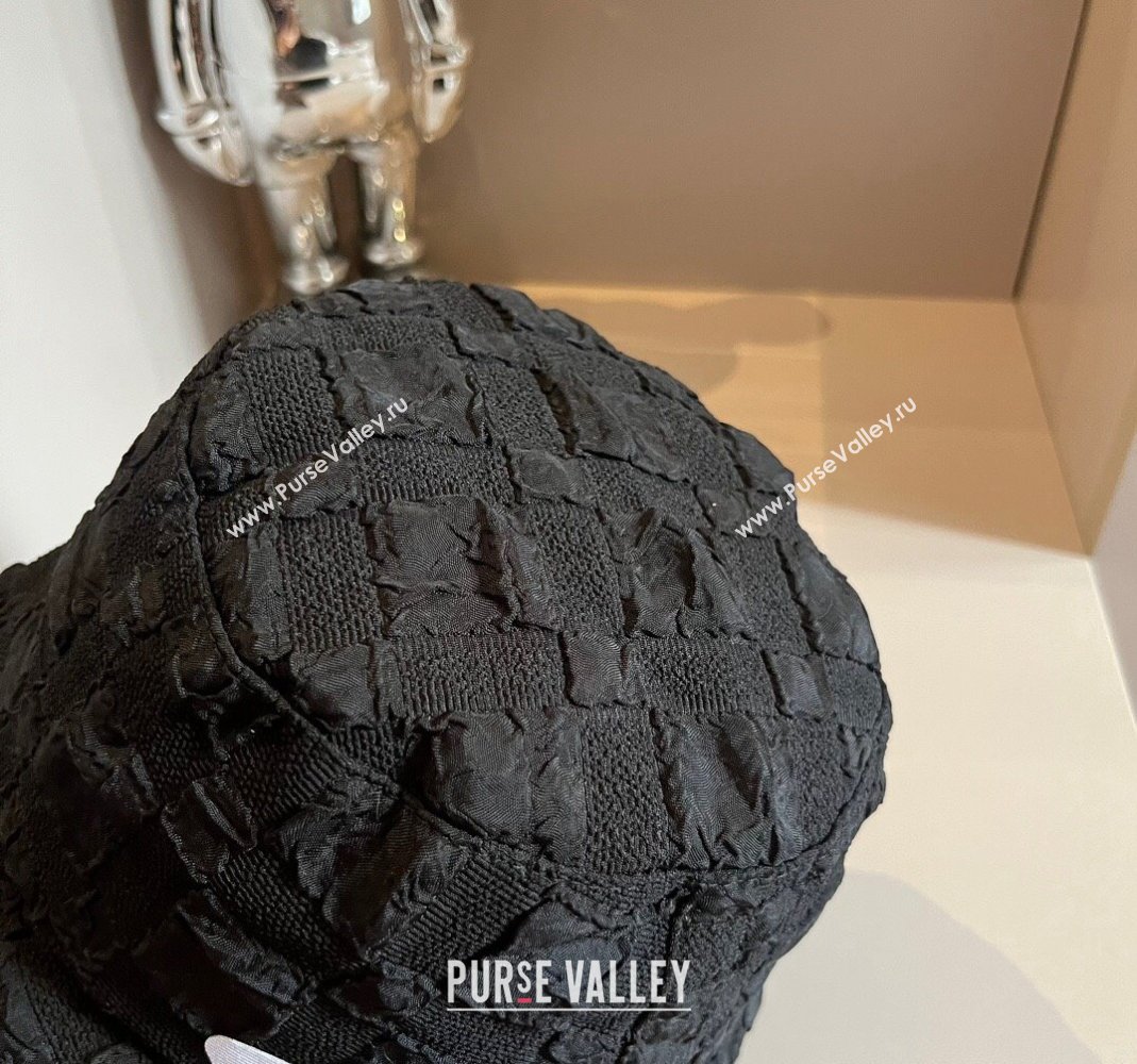 Prada Bucket Hat Black1/White 2024 0301 (XMN-240301086)