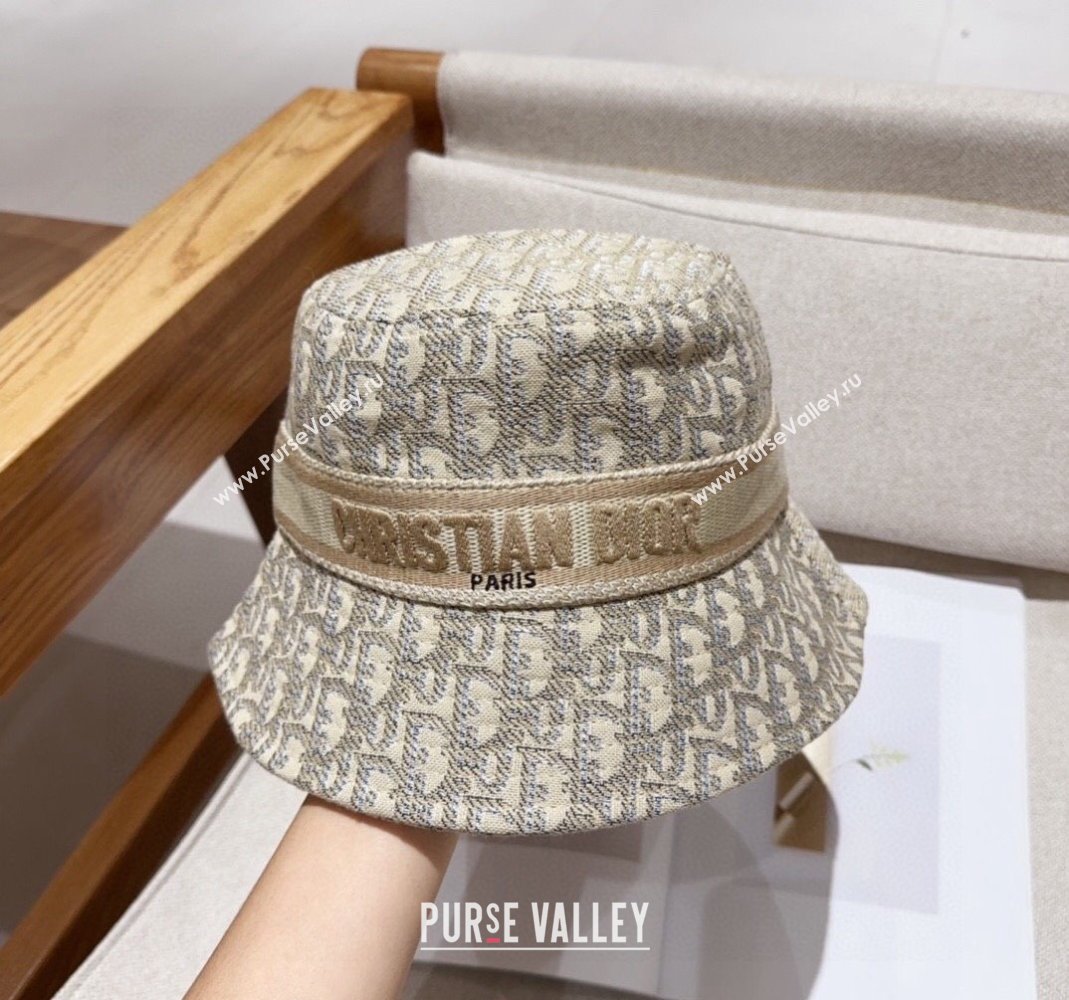 Dior Oblique Bucket hat Beige 2024 0301 (XMN-240301089)