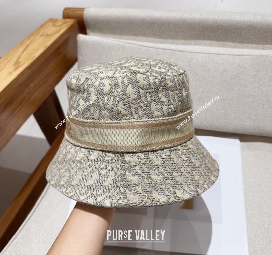 Dior Oblique Bucket hat Beige 2024 0301 (XMN-240301089)