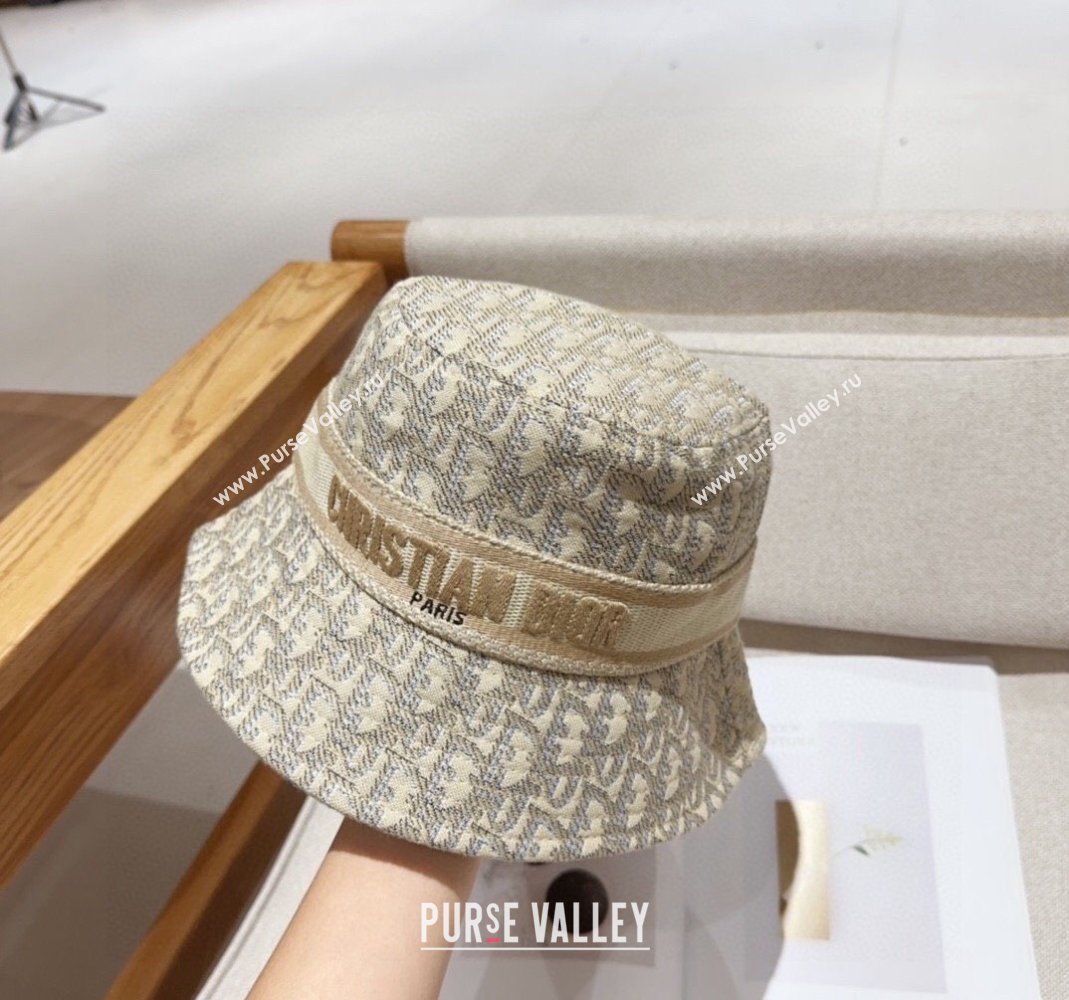 Dior Oblique Bucket hat Beige 2024 0301 (XMN-240301089)