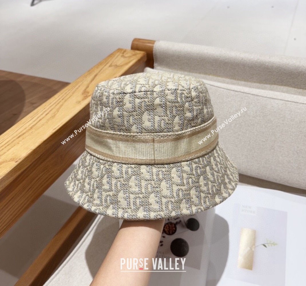 Dior Oblique Bucket hat Beige 2024 0301 (XMN-240301089)