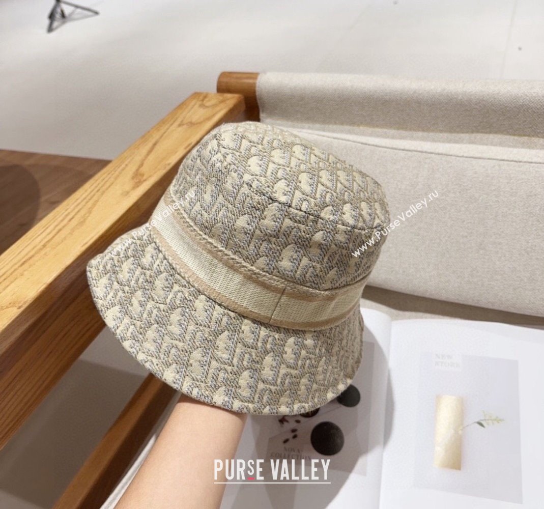 Dior Oblique Bucket hat Beige 2024 0301 (XMN-240301089)