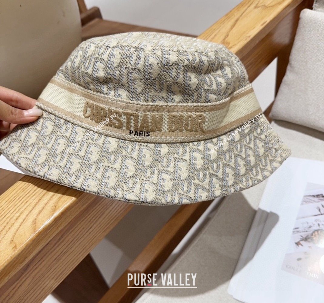 Dior Oblique Bucket hat Beige 2024 0301 (XMN-240301089)