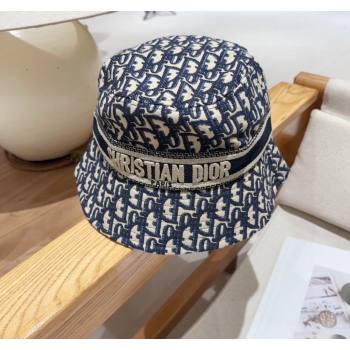 Dior Oblique Bucket hat Blue 2024 0301 (XMN-240301090)