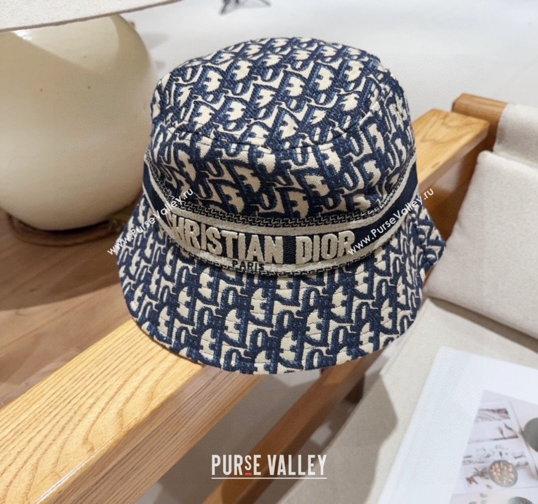 Dior Oblique Bucket hat Blue 2024 0301 (XMN-240301090)