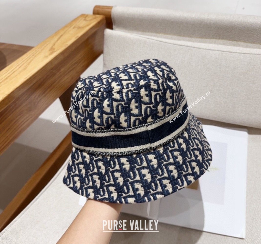 Dior Oblique Bucket hat Blue 2024 0301 (XMN-240301090)