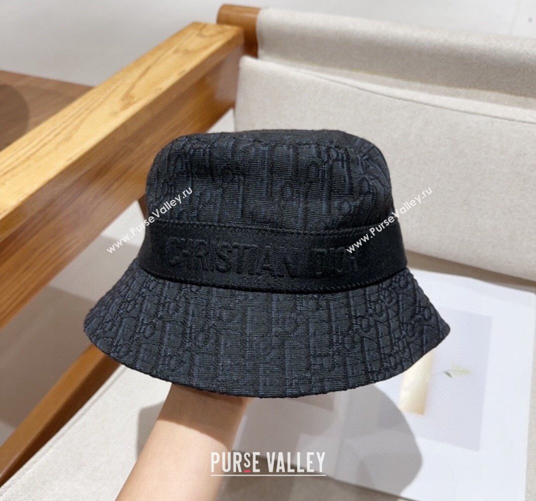 Dior Oblique Bucket hat Black 2024 0301 (XMN-240301091)