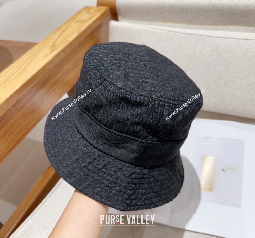Dior Oblique Bucket hat Black 2024 0301 (XMN-240301091)