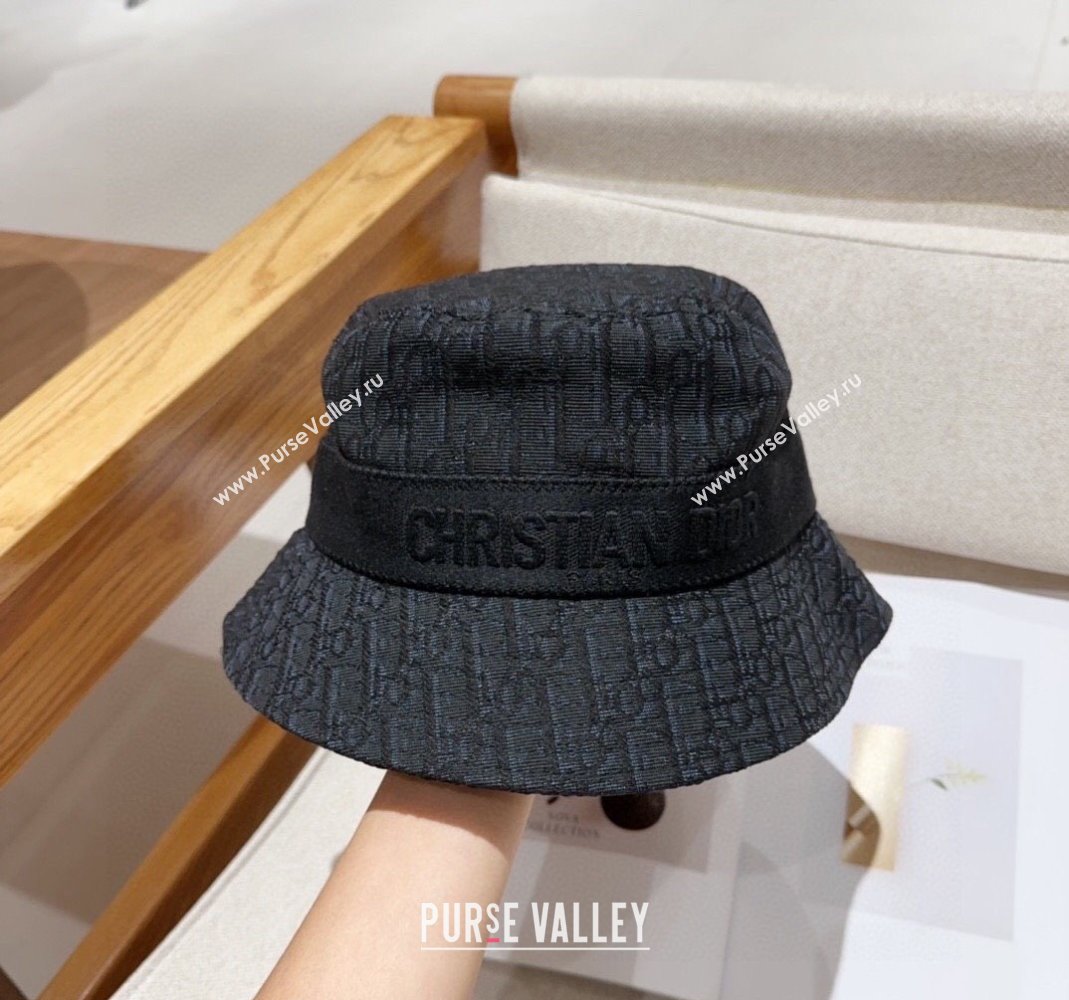 Dior Oblique Bucket hat Black 2024 0301 (XMN-240301091)