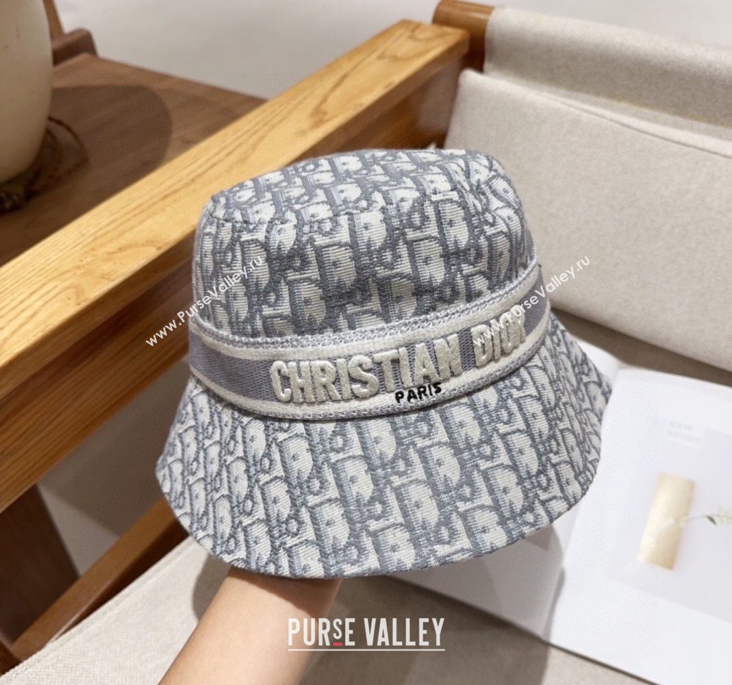 Dior Oblique Bucket hat Grey 2024 0301 (XMN-240301092)