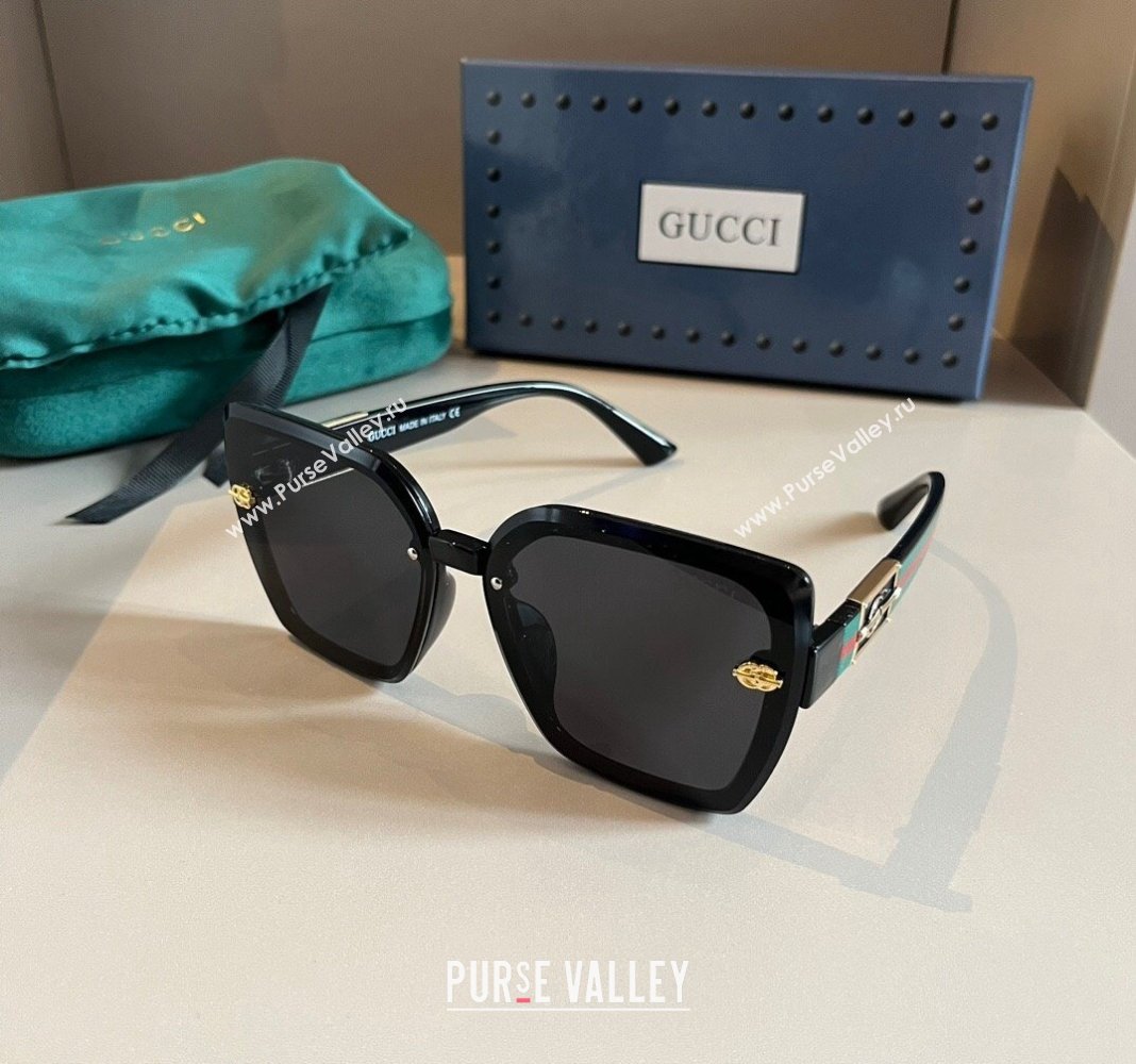 Gucci Sunglasses with GG Web Black 2024 0304 (XMN-240304146)