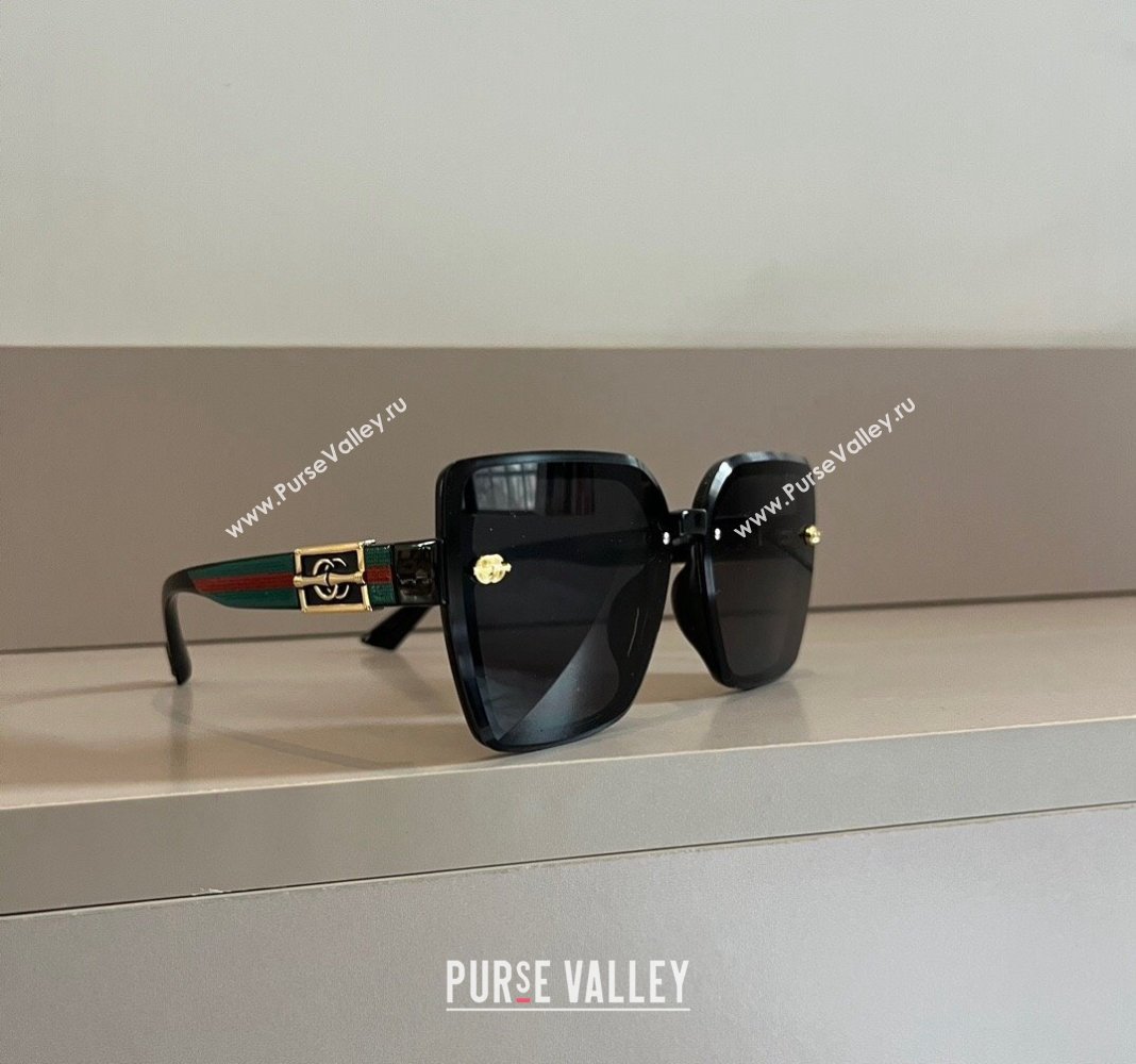 Gucci Sunglasses with GG Web Black 2024 0304 (XMN-240304146)