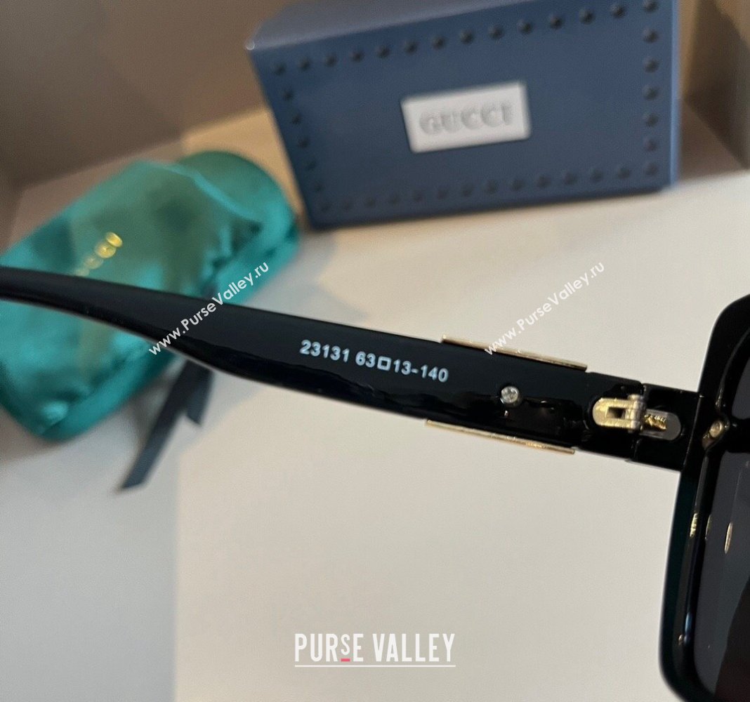 Gucci Sunglasses with GG Web Black 2024 0304 (XMN-240304146)