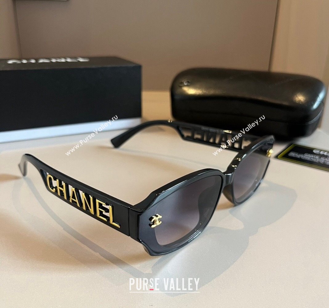 Chanel Sunglasses with Signature Black 2024 0304 (XMN-240304149)