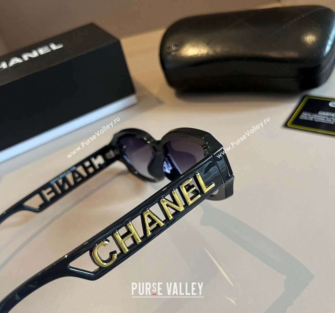 Chanel Sunglasses with Signature Black 2024 0304 (XMN-240304149)
