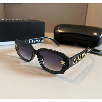 Chanel Sunglasses with Signature Black 2024 0304 (XMN-240304149)