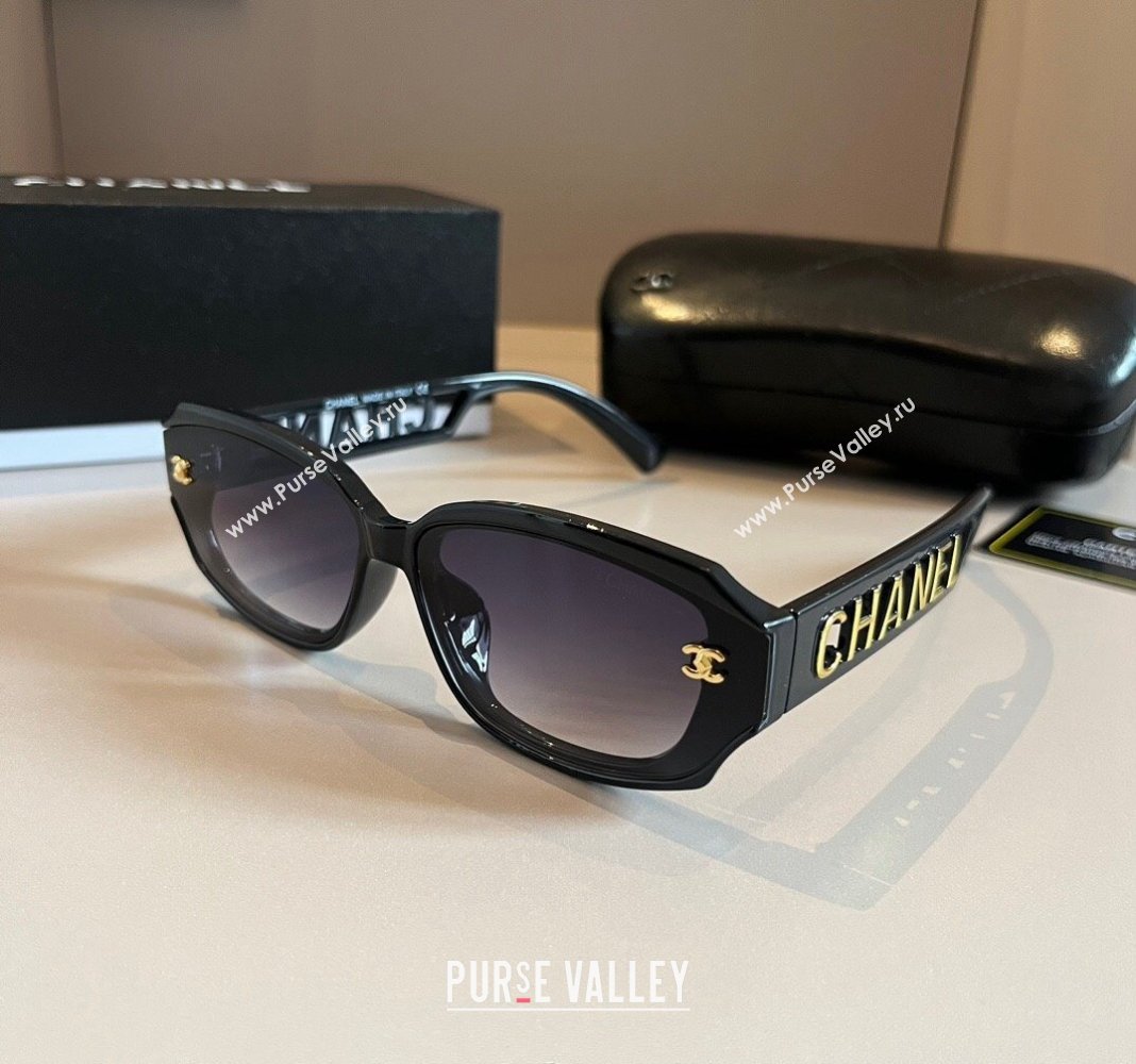 Chanel Sunglasses with Signature Black 2024 0304 (XMN-240304149)
