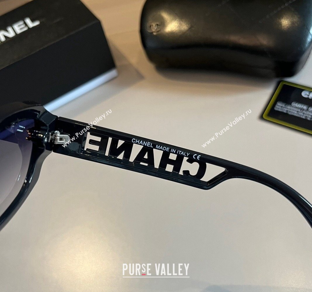 Chanel Sunglasses with Signature Black 2024 0304 (XMN-240304149)